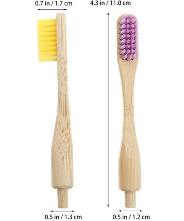 SUICRA 7pcs Lightweight Manual Toothbrushes - Portable Reusable Degradable Eco-Friendly Toothbrushes for Women - International Shipping Available - Buy Online on GoSupps.com