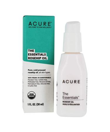 Acure The Essentials Rosehip Oil 1 fl oz (30 ml)