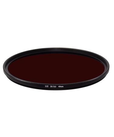 ICE Slim IR 49mm Filter Infrared Infra-Red 720HB 720nm 720 Optical Glass 49