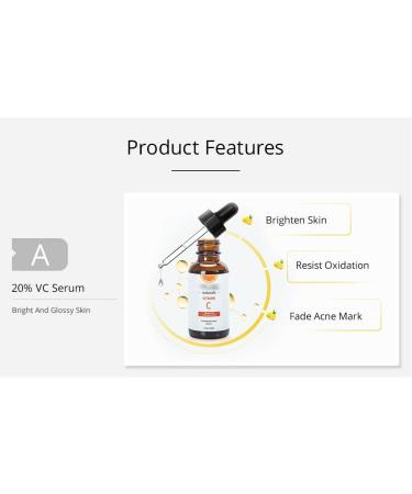 Magik 1-2 Pack 3.3oz / 100ml Vitamin C Anti-Aging Hydrating Brightening Face Serum (2 Pack) - Buy Online on GoSupps.com