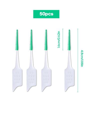 XPEX Toothbrush - 50pcs Soft Interdental Brushes & Toothpicks for Effective Teeth Cleaning | Convenient Storage Box Included - Shop Now! - Buy Online on GoSupps.com