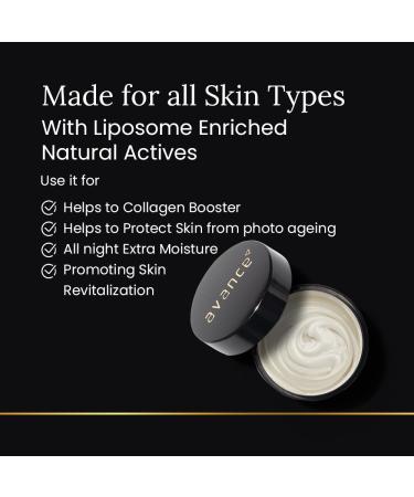 Buy Avance All Natural Age Defying Night Cream for Women - Skin Repair Dark Spot Removal & Glowing Skin | 50mL | Free International Shipping - Buy Online on GoSupps.com