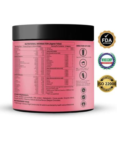 Kids Protein - Speed Growth Multivitamin | 24 Essential Nutrients & Digestive Blend - 300g Belgian Chocolate - Buy Online on GoSupps.com