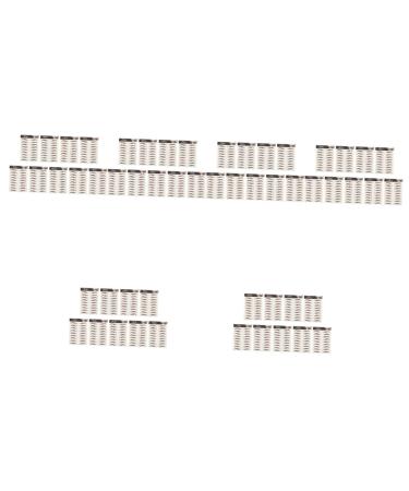FOMIYES 54 Sheets Waterproof Eyebrow Stickers Makeup Stickers Hairlike Eyebrows Brown Temporary Brow Tattoos