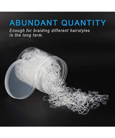 1000 Durable Mini Elastic Hair Ties - Soft Rubber Bands for Women & Girls | Perfect for Daily Hairstyles - Buy Online on GoSupps.com