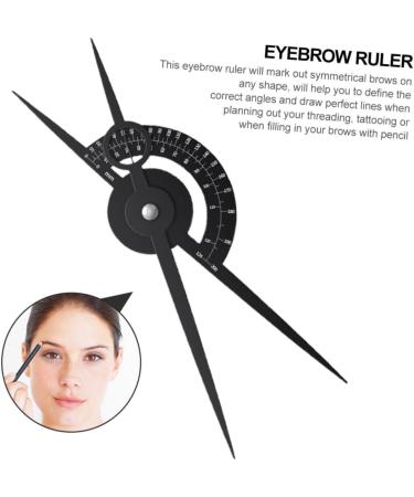 NOLITOY Shaping Plastic Premium Horizontal Line Professional Measure Shaper Level Eyebrow Mapping Ruler - Buy Online on GoSupps.com