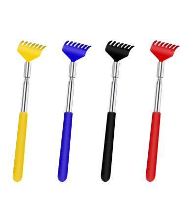 4 pieces of back scratches scratch -up back scratches back scratches wood back scratch telescopic back scratcher scratch hand back scratcher electrical back razor back scratch hand (color random)