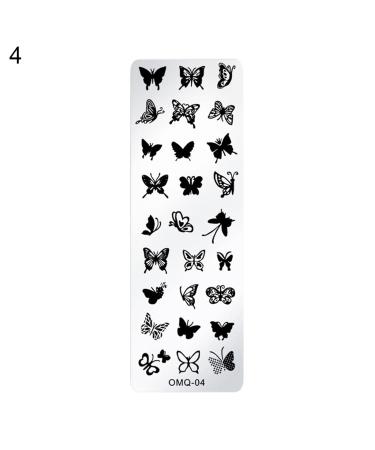 DIY Christmas Nail Art Template - Stainless Steel Snowflake Nail Stamp Plate for Women - Buy Online on GoSupps.com