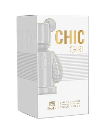 Chic Girl by Emper - Eau de Parfum for Women - 3.4 fl oz / 100 ml. Floral and Woody Fragrance with notes of Lemon Apple Cedar Jasmine and White Rose. - Buy Online on GoSupps.com