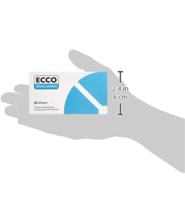 Ecco Silicone Comfort Monthly Lenses - 6 Pieces | Soft Contact Lenses | BC 8.60mm | DIA 14.20mm | -4.0 Diopters | International Shipping - Buy Online on GoSupps.com