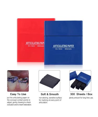 300 Anti-Articulation Dental Paper Strips for Effective Dental Care | International Shipping Available - Buy Online on GoSupps.com