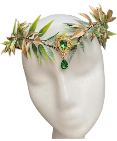 Limtula Adjustable Leaves Shape Hair Hoop Pendant Headband Wedding Party Bride Style Styling Headwear MX23059 - Buy Online on GoSupps.com