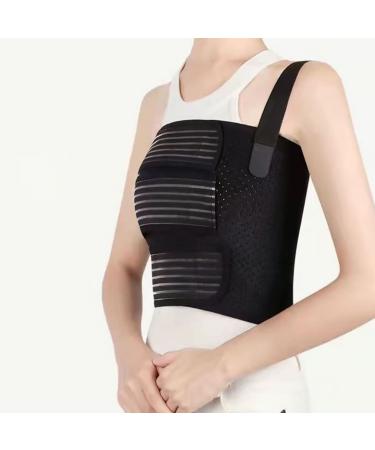 Operitacx Rib Injury Support Belt | Fracture Fixation Chest Binder for Men & Women | Elastic Shoulder Strap Adjustable Rib Belt - Buy Online on GoSupps.com