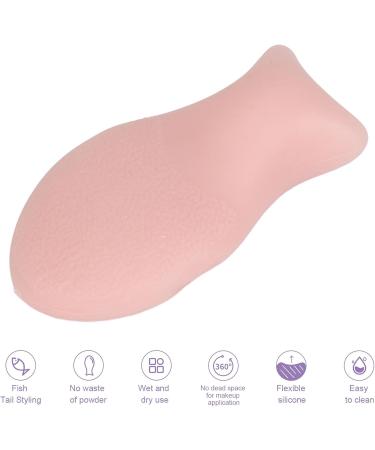 Beauty Puff Elastic Textured Surface Even Application Perfect Fit Fishtail Handle Makeup Puff for Daily Life - Buy Online on GoSupps.com