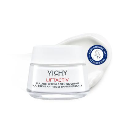 Vichy, Liftactiv H.A., Anti-Wrinkle & Anti-Aging Day Cream, Smooth & Plump, Enriched with Rhamnose & Neo-Hesperidin, For Normal to Combination Skin, 50 ml