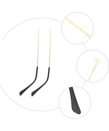 Ciieeo 2 Pair Replacement Sunglasses Accessories Vintage Repair Legs & Ear Pads for Metal Frames Golden Arm Parts (14x0.6cm) - International Shipping Available - Buy Online on GoSupps.com