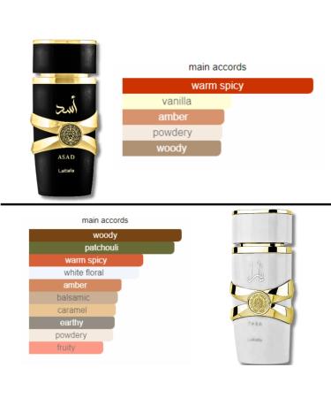 Lattafa for Unisex 2 Piece Eau de Parfum Gift Set (Yara Moi for Women + Asad for Men) 3.4 Ounce/100 ml each - Buy Online on GoSupps.com