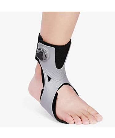 Foot Drop Orthosis Adjustable Ankle Orthosis AFO Ankle Orthotic Splint Support Can Be Worn With Shoes For Improved Walking Gait (Color : Left Size : Medium) Medium Left