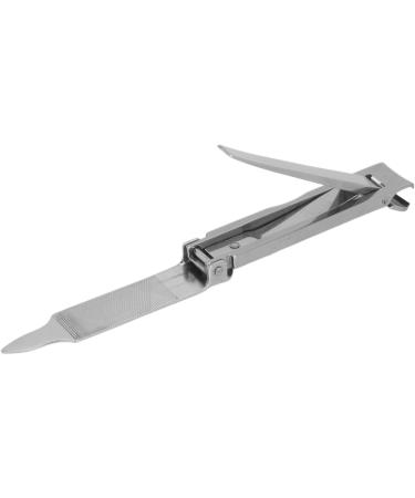 Stainless Steel Nail Clipper Portable Textured File Folding Nail Clipper for Travel - Buy Online on GoSupps.com