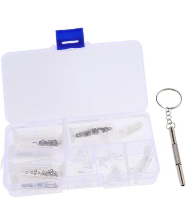 Sharplace Eyeglass Repair Kit - Essential Glasses Screw Nuts Nose & Ear Pads for Quick Repairs - Buy Online on GoSupps.com