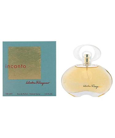 Salvatore Ferragamo Incanto Eau de Parfum Spray for Women 3.4 Ounce Sandalwood 3.4 Fl Oz (Pack of 1)