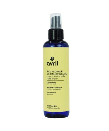 Avril Avril - Organic Chamomile Floral Water - Face and Neck - 100% Natural Origin - Vegan Product Certified Organic Cosmos Organic - Made in France - 200ml