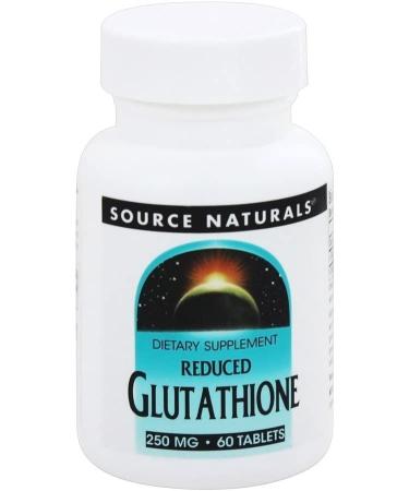 Source Naturals Reduced Glutathione 250 mg - 60 Tablets | Antioxidant Support - Buy Online on GoSupps.com