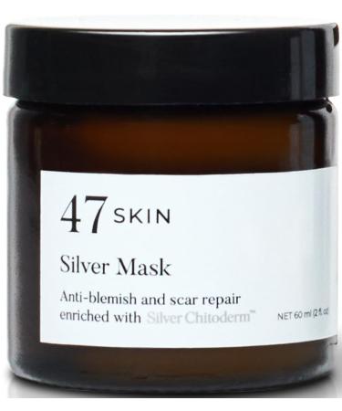 Scar Repair Mask - Silver Chitoderm Anti Blemish - Acne Mask for Instant Glow & Clearer Skin (1.01 Fl Oz) 2.02 Fl Oz (Pack of 1)