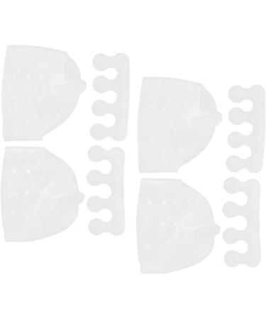 Transparent Silicone Toe Separator - 2 Sets with Hollow Design for Corneal Relief & Walking Comfort | Breathable Correction Smooth Iron - Buy Online on GoSupps.com