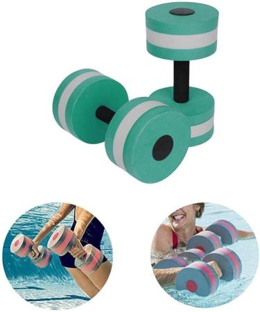 2PCS Water Aerobic Foam Dumbbells Set for Aqua Fitness in Sky Blue - Buy Online on GoSupps.com