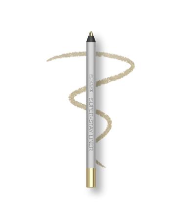 Wunder2 SUPERSTAY Makeup Eyeliner Pencil  Long Lasting Waterproof Eye Liner  1.2 Gram  Metallic White Gold Metallic White Gold 1.2 Gram