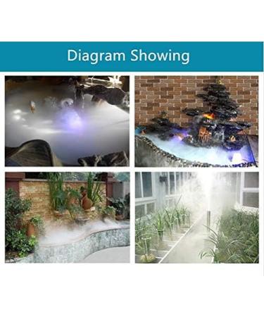 Okby Ultrasound Fogger - Efficient Water Well Pond Atomizer Humidifier with EU Adapter | Cold Fog & Negative Ions for Damp Air - Buy Online on GoSupps.com