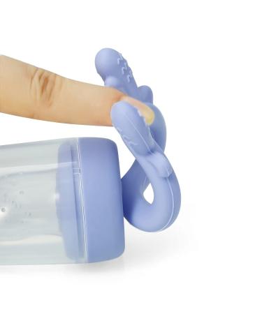 PandaEar 2 Pack Silicone Baby Fruit Feeder | Teething Relief & Baby Food Pacifier with 3 Size Pouches - Buy Online on GoSupps.com