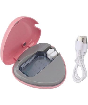 BROLEO Toothbrush Sanitizer Case Long Service Life Refillable Small Light Weight Toothbrush Sanitizer Cover for Home Travel (Pink) - Buy Online on GoSupps.com