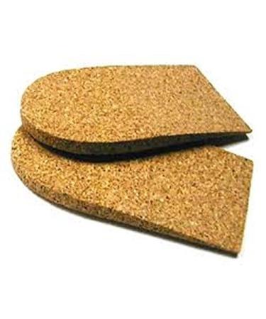 Heel Lift Cushion  1/4 inch (6 mm) Rubber/Cork  1 Pair  Medium (2 1/2 Wide)