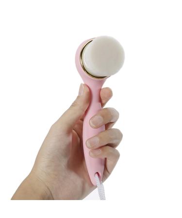 Soft Bristle Face Cleaning Brush - Pore Cleaner & Makeup Remover Tool | Pink Facial Care Beauty Accessory - International Shipping Available - Buy Online on GoSupps.com