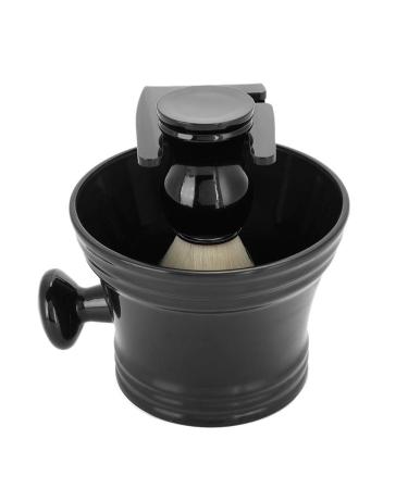 3 IN 1 Complete Shaving Brush Set Traditional Shaving Soap Bowl Functional Brush Holder Classic Shaving Brush for Beard Grooming