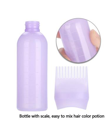Hair Color Shampoo Dye Bottle with Ridge Applicator - 3 Colors Available (Purple) | Essential Hair Dye Tools for Perfect Application - Buy Online on GoSupps.com