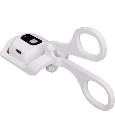 Qukaim Electric Eyelash Curler Electric Heated Eyelash Curler 3 Temperature Modes Rechargeable Mini Long-Lasting Lash Curler White - Buy Online on GoSupps.com