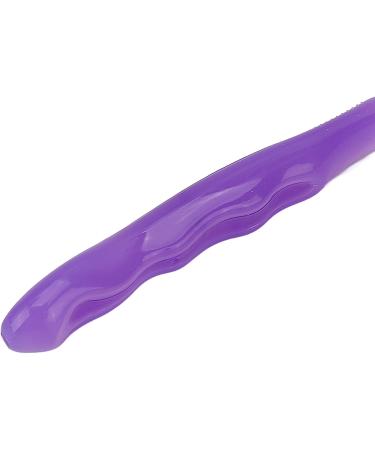 Double-Sided Press Brush for False Teeth Cleaning | Plaque Removal Prosthesis Brush for Seniors | Travel-Friendly Dental Care Tool (Purple) - Buy Online on GoSupps.com