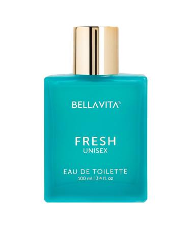 Bella.vitaa Luxury FRESH Unisex Eau De Toilette Perfume with Bergamot Lavender Ylang Ylang|Premium Long Lasting Fresh Fragrance for Men & Women 100ML