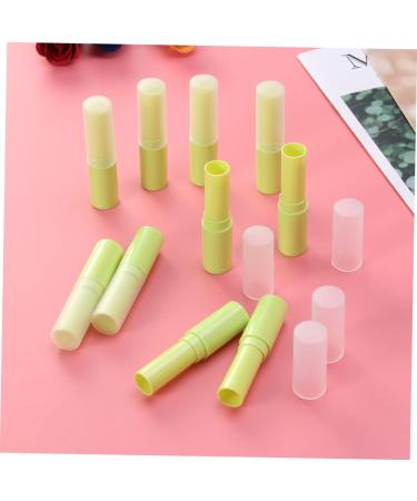 FOMIYES 10pcs Clear Lip Balm Tubes with Bamboo Caps - Refillable Containers for Lip Gloss and Balm - Buy Online on GoSupps.com