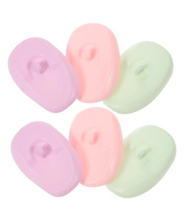 SEWOART 3 Pairs Silicone Earmuffs Ear Covers for Hair Dye Hair Dye Ear Protectors Bathing Ear Protection Cap Heat Protection Ear Cover Unisex Ear Covers for Hair Dryer Make up Ear Covers