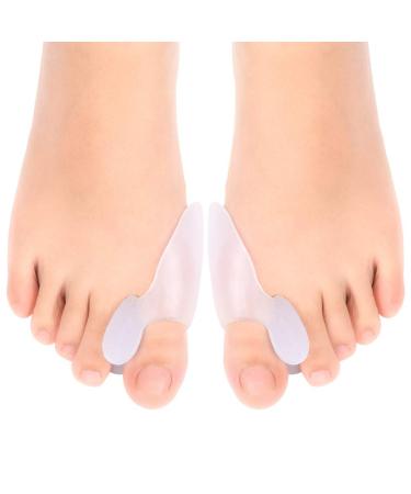 Silicone Toe Separators for Toe Separation and Valgus Correction - Universal Size White - Buy Online on GoSupps.com