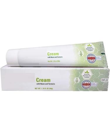 MK Cream for Dry Itchy & Flaky Skin | with Neem and Turmeric for All Types of Psoriasis | Smoothens The Skin | 50g