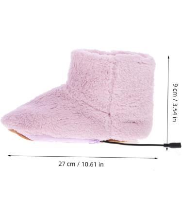 Buy Housoutil Electric Warm Shoes - Plush Winter Foot Warmers 27x9cm Men's Heated Slippers Perfect for Cold Weather - Buy Online on GoSupps.com