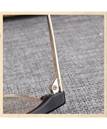 PARWANA Anti-UV Blue Light Blocking Reading Glasses for Men & Women - Classic Flat Light Mirror Eyeglasses +250 Black-Silver - Buy Online on GoSupps.com