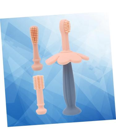 Minkissy Soft Bristle Toothbrush for Children 12 Months & Older | Pink Rubber Care Brush - 1 Pack - Buy Online on GoSupps.com