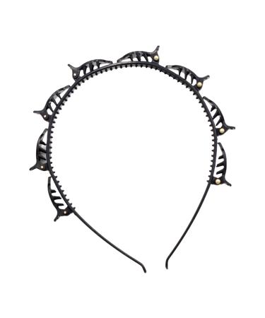 Bangs Hairstyle Hairpin Headband Fashion Braided Headbands Elegant Double Layer Plait Hair Tool For Women Girls