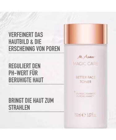 M. Asam Magic Care Better Face Toner 150 ml | Highly Concentrated Facial Toner for Refined Complexion Pore Appearance & pH Regulation - Shop Internationally! - Buy Online on GoSupps.com